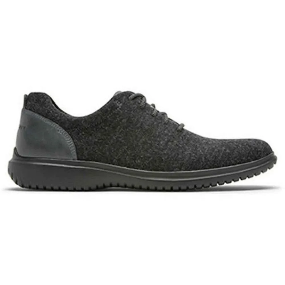 Rockport Mens Dress Shoes Potts 2 Fast‎ Oxford Casual Dark Gray CH5500 Sz 7